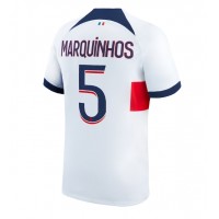 Dres Paris Saint-Germain Marquinhos #5 Preč 2023-24 Krátky Rukáv